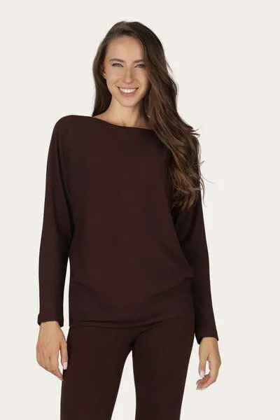Urban Goddess Urban Goddess Budhi Yoga Langarm Shirt, Cacao (braun), – Produktbild 1 von 5