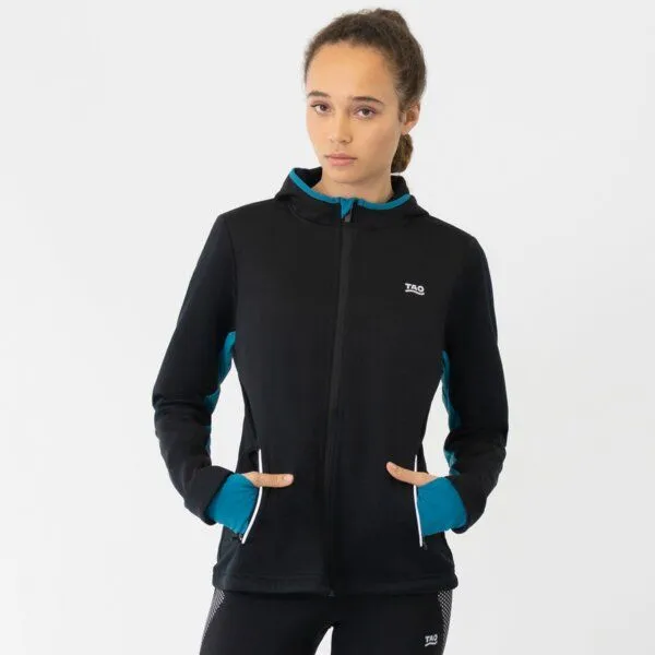 TAO Sportswear TAO Sportswear Warme, wasserdichte Damen Laufjacke BJARKA mit Kapuze und Daumenschlaufe – Produktbild 1 von 4