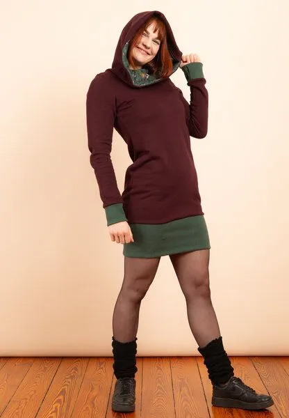 Die rote Zora Die rote Zora Hoodiekleid Zauberwald – Produktbild 1 von 4