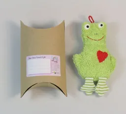 Pat und Patty Pat und Patty Lavendelkissen "Frosch", Lavendel/Dinkelkörner Kissen ,Farbe: grün – Produktbild 1 von 1