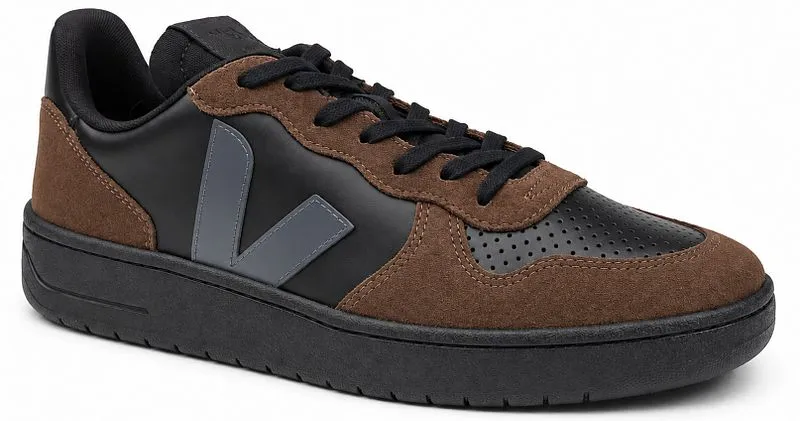 Veja Veja Sneakers V-10 Braun Schwarz - Größe 44, Braun, – Produktbild 2 von 5
