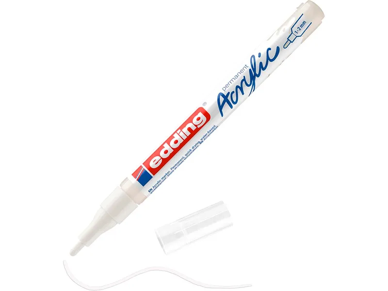 Edding Edding Acrylmarker "Acrylic 5300" Rundspitze fein, Weiß, – Produktbild 1 von 1