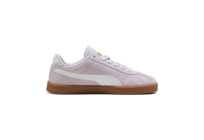 Puma Puma CLUB II Sneaker aus Leder, mit Schnürverschluss, mit profiliertem Laufsohlenprofil, Lila, – Produktbild 3 von 5