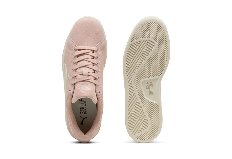 Puma Puma SMASH 3.0 Sneaker klassische Tennissport-Silhouette, gepufferter Schuhkragen, Rosa, – Produktbild 4 von 5