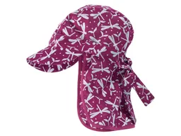 Pickapooh Pickapooh Baby und Kinder Sommerhut mit Nackenschutz Libelle orchidee Gr.48 – Produktbild 1 von 1