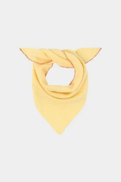 FUB FUB - Bandana Lambswool, Gelb (wheat), – Produktbild 1 von 1