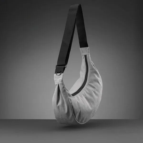 Airpaq Airpaq Moonbag aus Lederimitat, Grau, – Produktbild 3 von 4