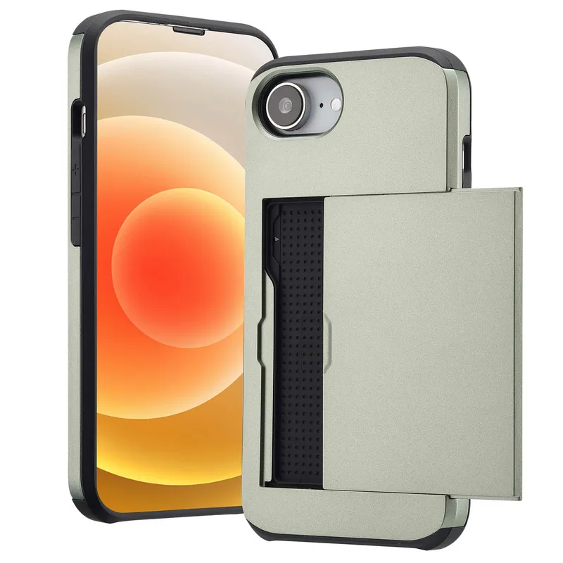 imoshion imoshion Backcover mit Kartenfach für das Apple iPhone 17e / 16e, Grün, – Produktbild 1 von 1