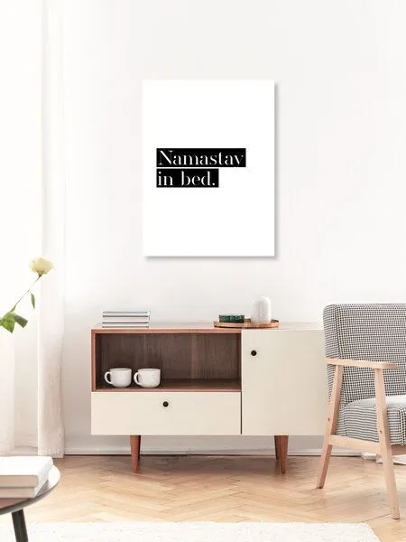 Photocircle Photocircle Poster / Leinwandbild - Namastay in Bed No6 – Produktbild 3 von 4