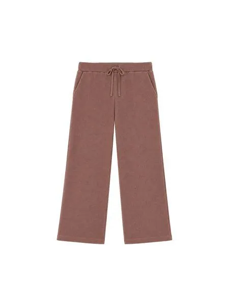 FUXBAU FUXBAU Frauen Waffelstrick Hose - braun, Braun, – Produktbild 3 von 4