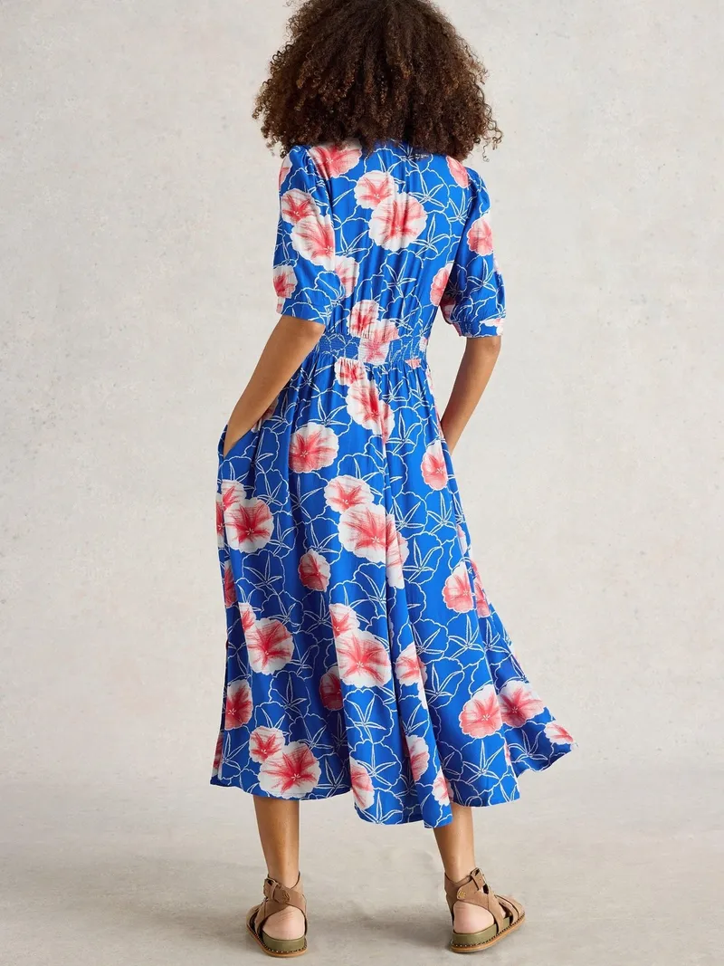 White Stuff White Stuff Kleid Hazel, Blau print, – Produktbild 4 von 4
