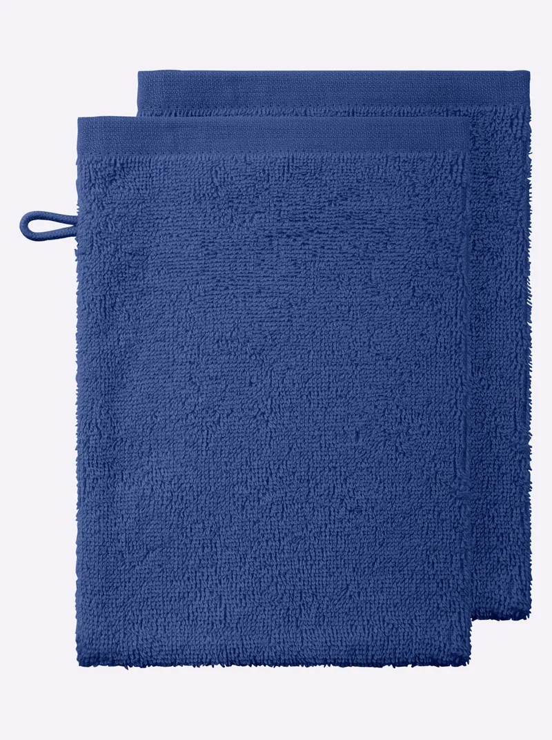 wäschepur Handtuch royalblau, Royalblau, – Produktbild 2 von 3