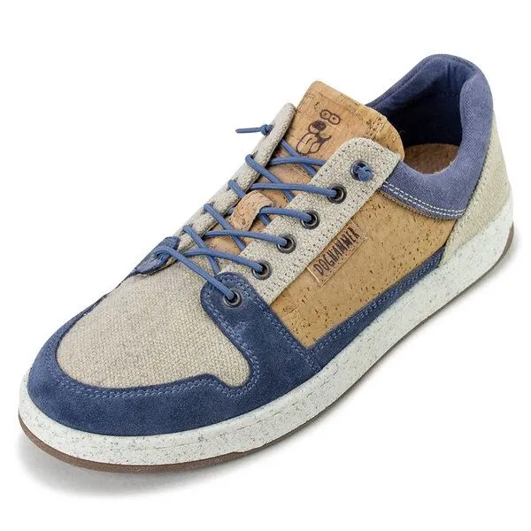 Doghammer Doghammer Nachhaltiger Sneaker für Herren mit recyceltem Kork - Natural Commuter indigo, Blau, – Produktbild 2 von 3