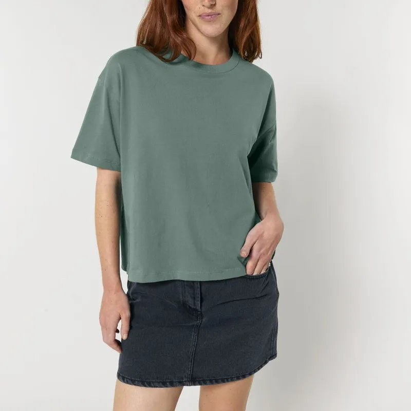 UNIPOLAR UNIPOLAR Boxy T-Shirt Modell: Novice, Green bay, – Produktbild 1 von 1