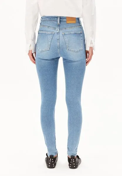 ARMEDANGELS ARMEDANGELS INGAA Damen Skinny Jeans High Waist Bio-Baumwoll Mix X-Stretch, Blue, – Produktbild 2 von 4