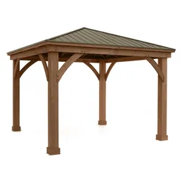 50NRTH 50NRTH Westmann Premium Holzpavillon Devon 12x12 natur – Produktbild 1 von 1
