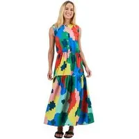 Brava Fabrics Brava Fabrics Hemdblusen-Kleid Maxi, Flowers, – Produktbild 1 von 1