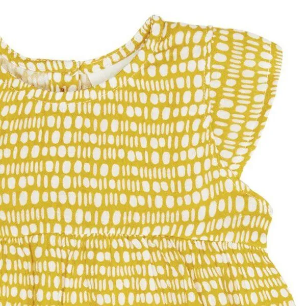 Sense Organics sense-organics Baby Sommerkleid aus Musselin Neela von Sense Organics, Gelb gepunktet, – Produktbild 3 von 4