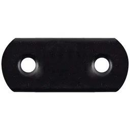 Alberts ALBERTS Flachverbinder mit abgerundeten Enden, verzinkt, schwarz, BxH 16x37 mm – Produktbild 1 von 1