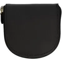 El Puente El Puente Halbrunde Geldbörse aus Leder in Schwarz | Fair Trade & Handmade aus Indien – Produktbild 1 von 1