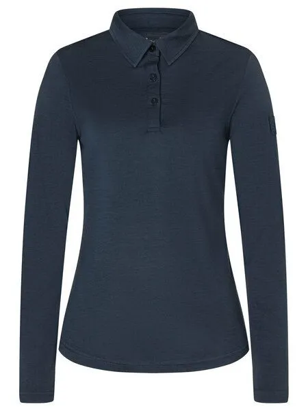 Super.Natural Super.Natural W POLO BIO J LS für Damen, Merino, Blueberry, – Produktbild 4 von 4
