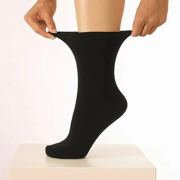 Opi and Max Opi and Max Socken ohne Gummi, Rollrand Diabetikersocken (GOTS 3er-Pack), Seegrün, – Produktbild 2 von 2