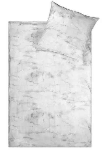 jilda-tex jilda-tex Linon Bettwäsche "Soft Marble" 135x200cm +80x80cm 2-tlg. 100% Bio-Baumwolle Made in Green – Produktbild 2 von 4