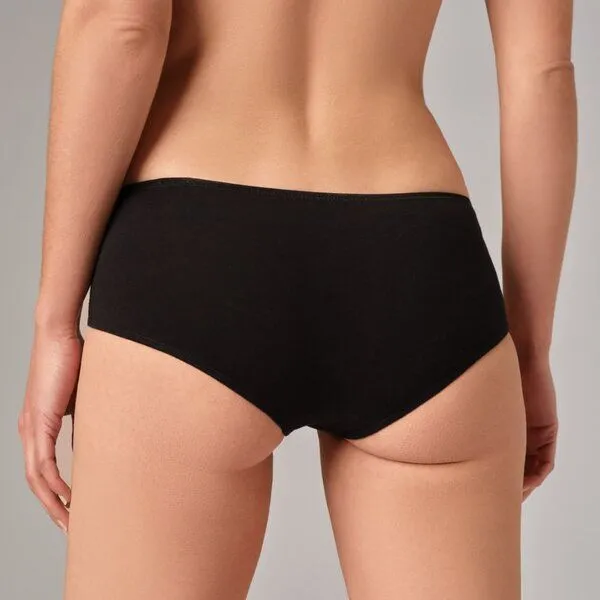 comazo|earth comazo|earth Fairtrade Panty, 3er Pack | GOTS zertifiziert, Schwarz, – Produktbild 4 von 5