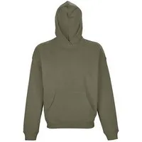 Sol s Sol's Unisex Oversize Pullover Hoddie mit Kapuze, Grün (khaki), – Produktbild 1 von 1