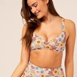 Woodlike Ocean Woodlike Ocean Ruffle Bikini Top - Floral Boho – Produktbild 1 von 1
