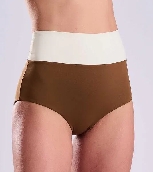MYMARINI MYMARINI Wendbare Surfshorts mit Shape-Effect aus ECONYL, Argan-umber-white (braun), – Produktbild 2 von 4