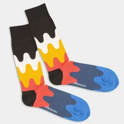 DillySocks DillySocks Bunte Socken, Bio Baumwolle, wavy wonder – Produktbild 1 von 1