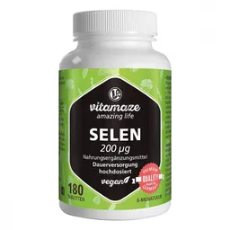 vitamaze Vitamaze SELEN 200 μg hochdosiert vegan – Produktbild 1 von 1