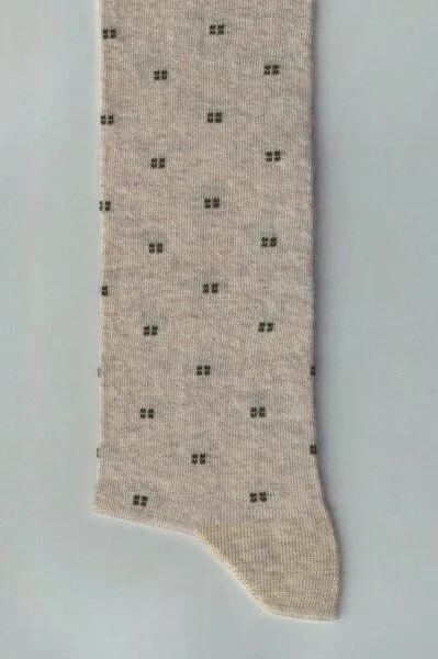 Rita Row Rita Row Lange Socken TEMPO mit Jacquardmuster, Beige, – Produktbild 4 von 5
