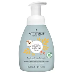 Attitude Attitude sensitive natural baby care 2in1 Hair and Body Foaming Was... – Produktbild 1 von 1