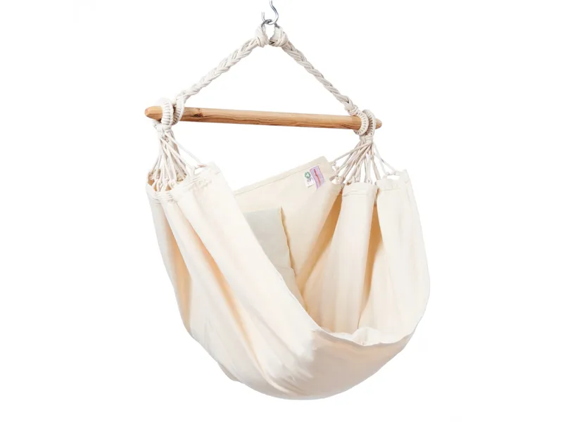 HängemattenGlück HängemattenGlück Anjo Kinderhängesitz 80 x 120 cm Tuchfläche, Natur, – Produktbild 1 von 2