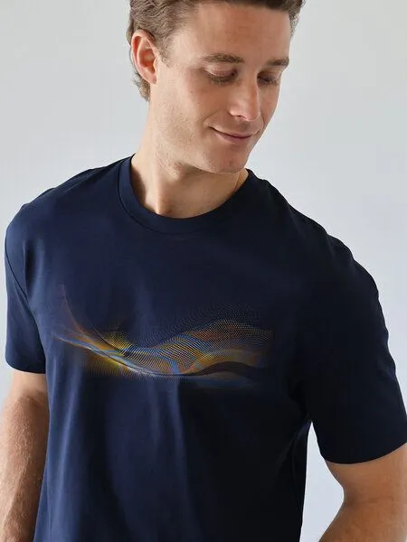 Kultgut Kultgut Artdesign - Biofair Klassik Shirt / Odem, Dunkelblau, – Produktbild 2 von 4