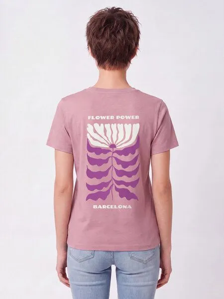 watapparel watapparel T-Shirt Frauen Barcelona Flora, Lilac dream, – Produktbild 2 von 2