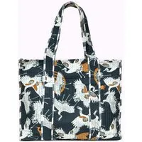 KIKOONI KIKOONI handgefertigter XL Shopper, Grey krane, – Produktbild 1 von 1