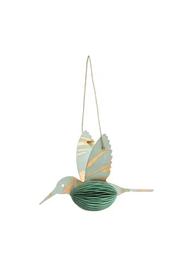 Tranquillo Papieranhänger GREEN HUMMINGBIRD - grün – Produktbild 1 von 1