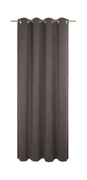 Nature by Adam Nature by Adam Vorhang aus 100% Bio-Baumwolle - Made in Germany - Uni Collection, Dunkelbraun, – Produktbild 2 von 7