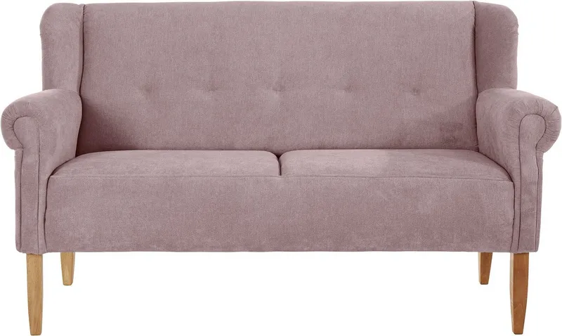 Home affaire Küchensofa Moro Couch mit Federkern, bequem, Breite, in verschiedenen Stoffe und Farben, Lila, – Produktbild 2 von 5