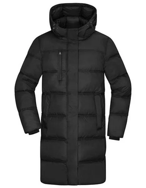 Daiber Daiber Herren Winterjacke Steppjacke Pufferjacke Mantel Kurzmantel mit Kapuze, Schwarz, – Produktbild 1 von 3