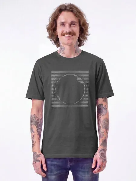 watapparel watapparel T-Shirt Unisex Sonnenfinsternis, Anthracite, – Produktbild 2 von 2