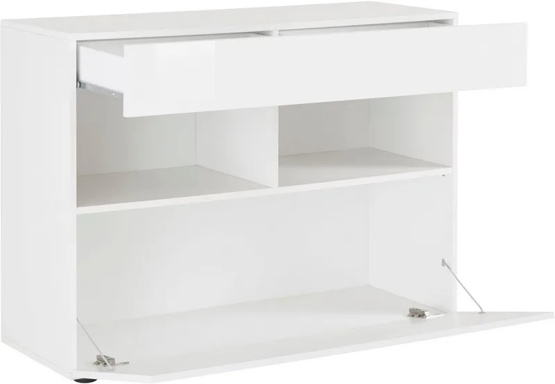 OTTO home Sideboard Sorano, Breite 111 cm, Weiß, – Produktbild 5 von 5