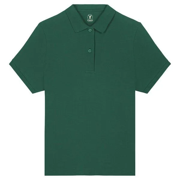 YTWOO YTWOO Klassiches Damen-Poloshirt, Bottle green, – Produktbild 1 von 2