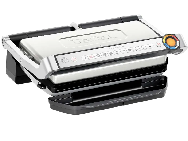 Tefal Tefal Kontaktgrill "OptiGrill XL GC727D", Schwarz/silber, – Produktbild 2 von 3