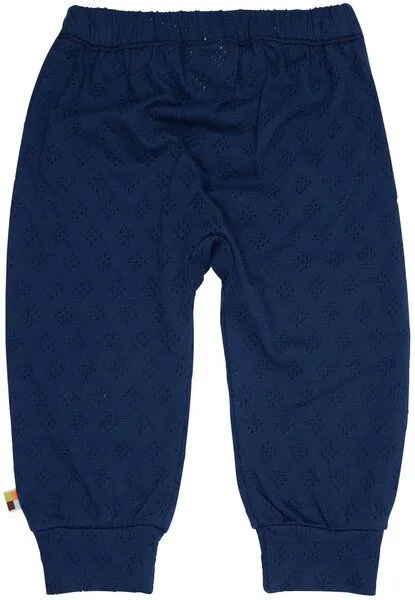 loud + proud loud + proud Baby & Kinder Hose Jacquard Strick, GOTS-zertifiziert, Ultramarine(blau), – Produktbild 2 von 2