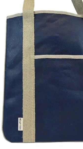 Bag Affair Tote Tasche Bag Affair aus CORKonLINEN, Blau, – Produktbild 2 von 3