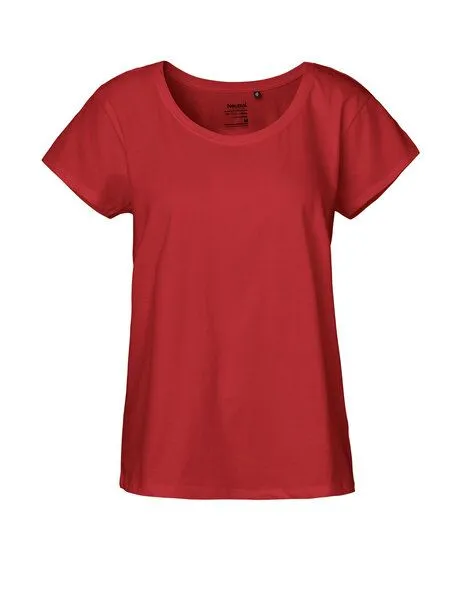 Neutral® - 3FREUNDE Neutral® - 3FREUNDE Frauen T-Shirt Loose Fit, Rot, – Produktbild 1 von 3